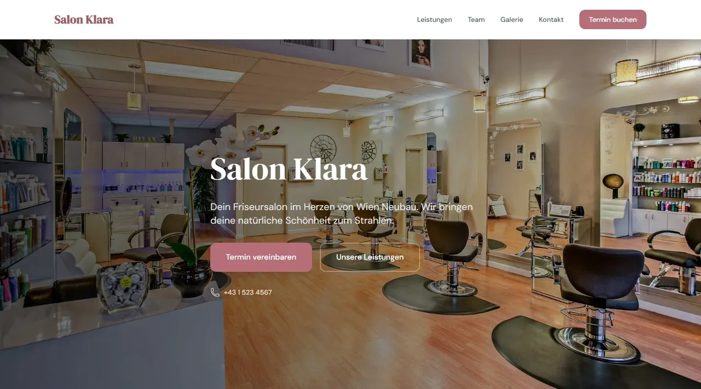 Website erstellt per WhatsApp